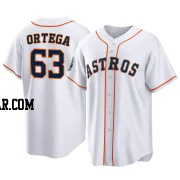 Oliver Ortega Men's Houston Astros White Replica 2022 World Series Home Jersey