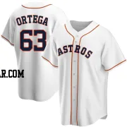 Oliver Ortega Men's Houston Astros White Replica Home Jersey