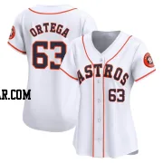 Oliver Ortega Women's Houston Astros White Limited Home Jersey