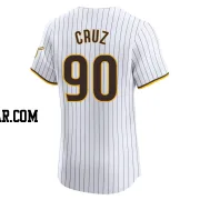 Omar Cruz Men's San Diego Padres White Elite Home Jersey