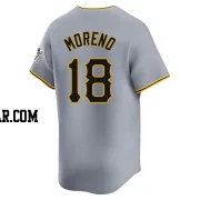 Omar Moreno Men's Pittsburgh Pirates Gray Limited Away Jersey