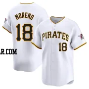 Omar Moreno Men's Pittsburgh Pirates White Limited Home Jersey