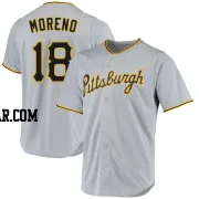 Omar Moreno Youth Pittsburgh Pirates Gray Replica Road Jersey