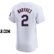 Omar Narvaez Men's New York Mets White Elite Home Jersey