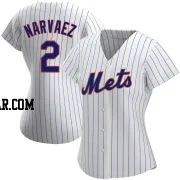 Omar Narvaez Women's New York Mets White Authentic Home Jersey