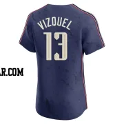 Omar Vizquel Men's Cleveland Guardians Navy Elite 2024 City Connect Jersey