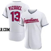 Omar Vizquel Men's Cleveland Guardians White Authentic Home Jersey