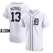 Omar Vizquel Men's Detroit Tigers White Elite Home Jersey