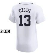 Omar Vizquel Men's Detroit Tigers White Elite Home Jersey