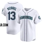 Omar Vizquel Men's Seattle Mariners White Limited Home Jersey