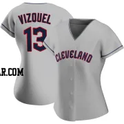 Omar Vizquel Women's Cleveland Guardians Gray Authentic Road Jersey