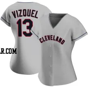 Omar Vizquel Women's Cleveland Guardians Gray Replica Road Jersey