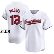 Omar Vizquel Youth Cleveland Guardians White Limited Home Jersey