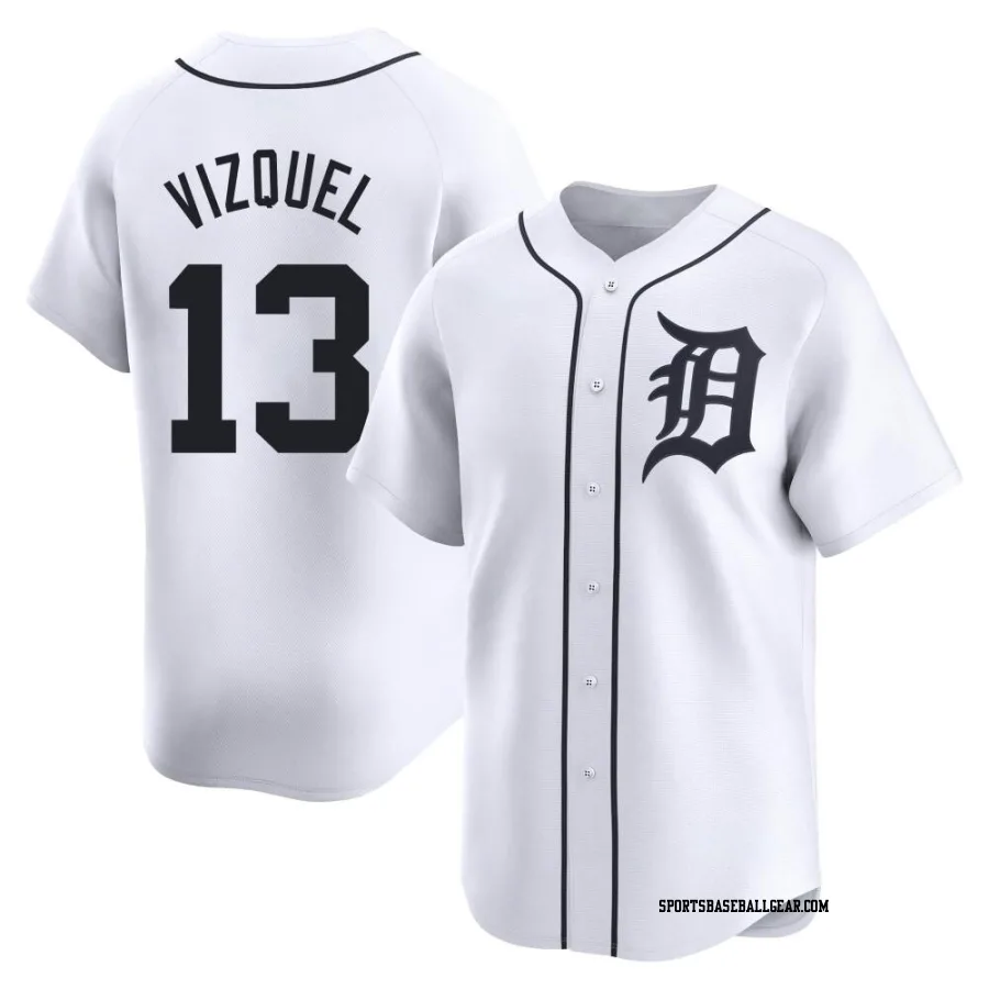 Omar Vizquel Youth Detroit Tigers White Limited Home Jersey