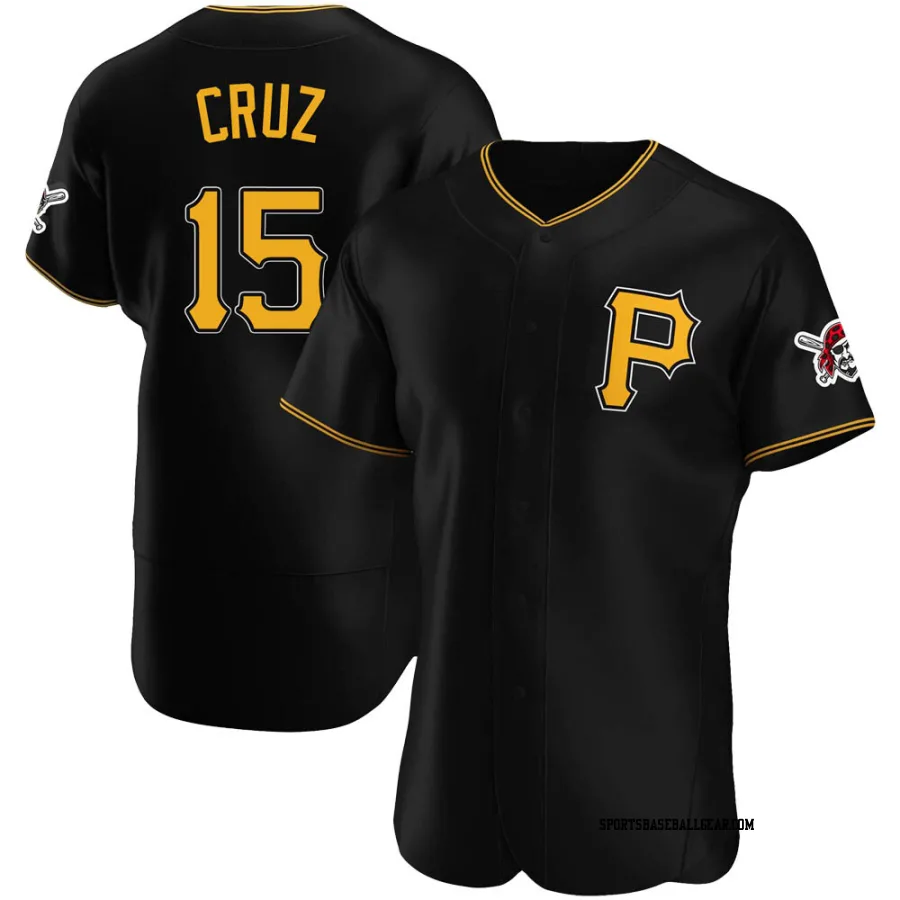 Oneil Cruz Men's Pittsburgh Pirates Black Authentic Alternate Jersey