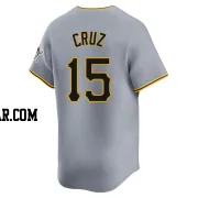 Oneil Cruz Men's Pittsburgh Pirates Gray Limited Away Jersey