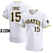 Oneil Cruz Men's Pittsburgh Pirates White Elite Home Jersey