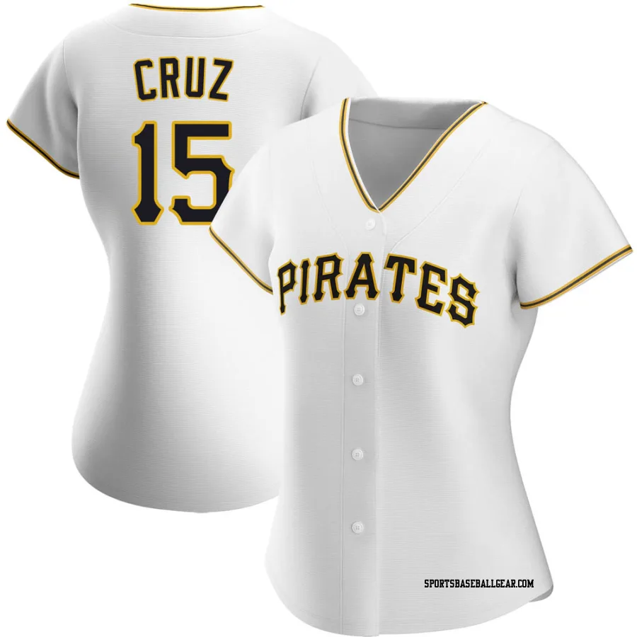 Oneil Cruz Women's Pittsburgh Pirates White Replica Home Jersey