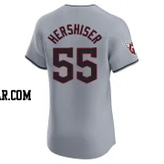 Orel Hershiser Men's Cleveland Guardians Gray Elite Road Jersey