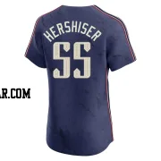 Orel Hershiser Men's Cleveland Guardians Navy Elite 2024 City Connect Jersey