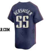 Orel Hershiser Men's Cleveland Guardians Navy Limited 2024 City Connect Jersey