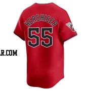 Orel Hershiser Men's Cleveland Guardians Red Limited Alternate Jersey