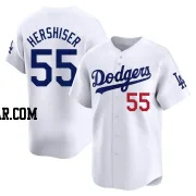 Orel Hershiser Men's Los Angeles Dodgers White Limited Home Jersey