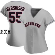 Orel Hershiser Women's Cleveland Guardians Gray Authentic Road Jersey