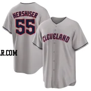 Orel Hershiser Youth Cleveland Guardians Gray Replica Road Jersey