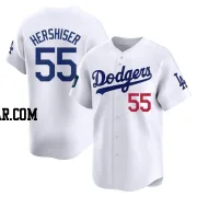 Orel Hershiser Youth Los Angeles Dodgers White Limited 2024 World Tour Seoul Series Home Jersey