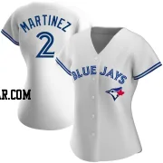 Orelvis Martinez Women's Toronto Blue Jays White Replica Home Jersey