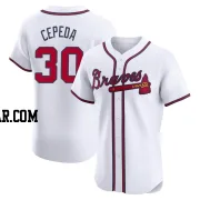 Orlando Cepeda Men's Atlanta Braves White Elite Home Jersey