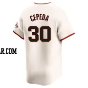 Orlando Cepeda Men's San Francisco Giants Cream Elite Home Jersey