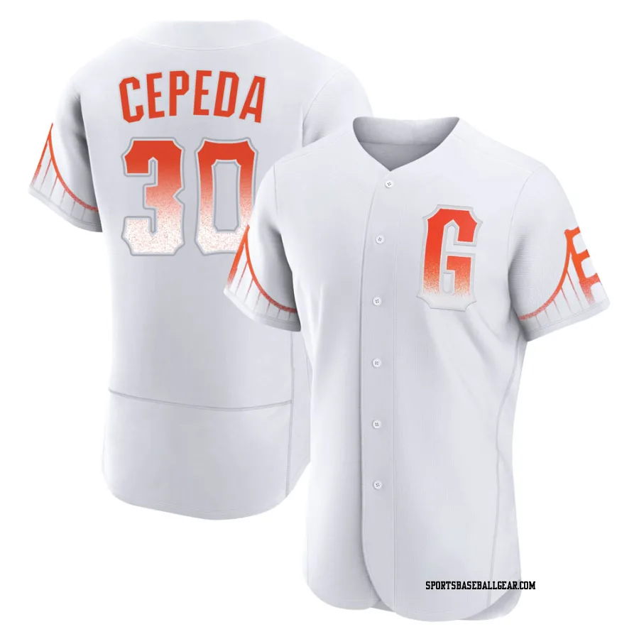 Orlando Cepeda Men's San Francisco Giants White Authentic 2021 City Connect Jersey