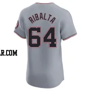 Orlando Ribalta Men's Washington Nationals Gray Elite Road Jersey