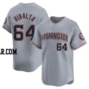 Orlando Ribalta Men's Washington Nationals Gray Limited Road Jersey