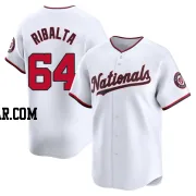 Orlando Ribalta Men's Washington Nationals White Limited Home Jersey