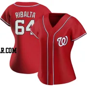 Orlando Ribalta Women's Washington Nationals Red Authentic Alternate Jersey