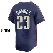 Oscar Gamble Men's Cleveland Guardians Navy Limited 2024 City Connect Jersey