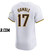 Oscar Gamble Men's San Diego Padres White Elite Home Jersey