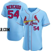 Oscar Mercado Men's St. Louis Cardinals Light Blue Authentic Alternate Jersey