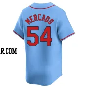 Oscar Mercado Men's St. Louis Cardinals Light Blue Limited Alternate Jersey