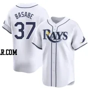 Osleivis Basabe Men's Tampa Bay Rays White Limited Home Jersey