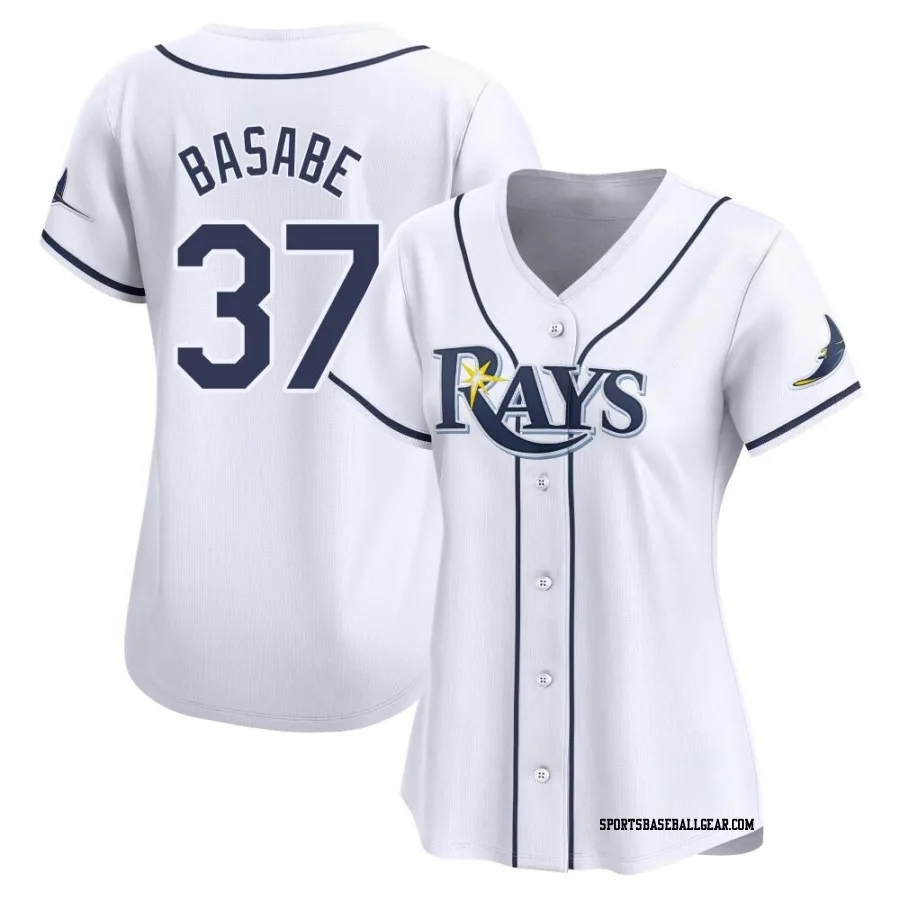 Osleivis Basabe Women's Tampa Bay Rays White Limited Home Jersey