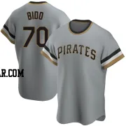 Osvaldo Bido Men's Pittsburgh Pirates Gray Replica Road Cooperstown Collection Jersey