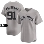 Oswald Peraza Men's New York Yankees Gray Limited Away Jersey