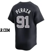 Oswald Peraza Men's New York Yankees Navy Limited Alternate Jersey