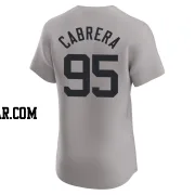 Oswaldo Cabrera Men's New York Yankees Gray Elite Road Jersey