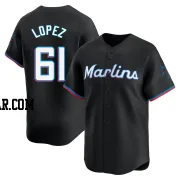 Otto Lopez Men's Miami Marlins Black Limited Alternate Jersey