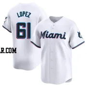 Otto Lopez Men's Miami Marlins White Limited Home Jersey